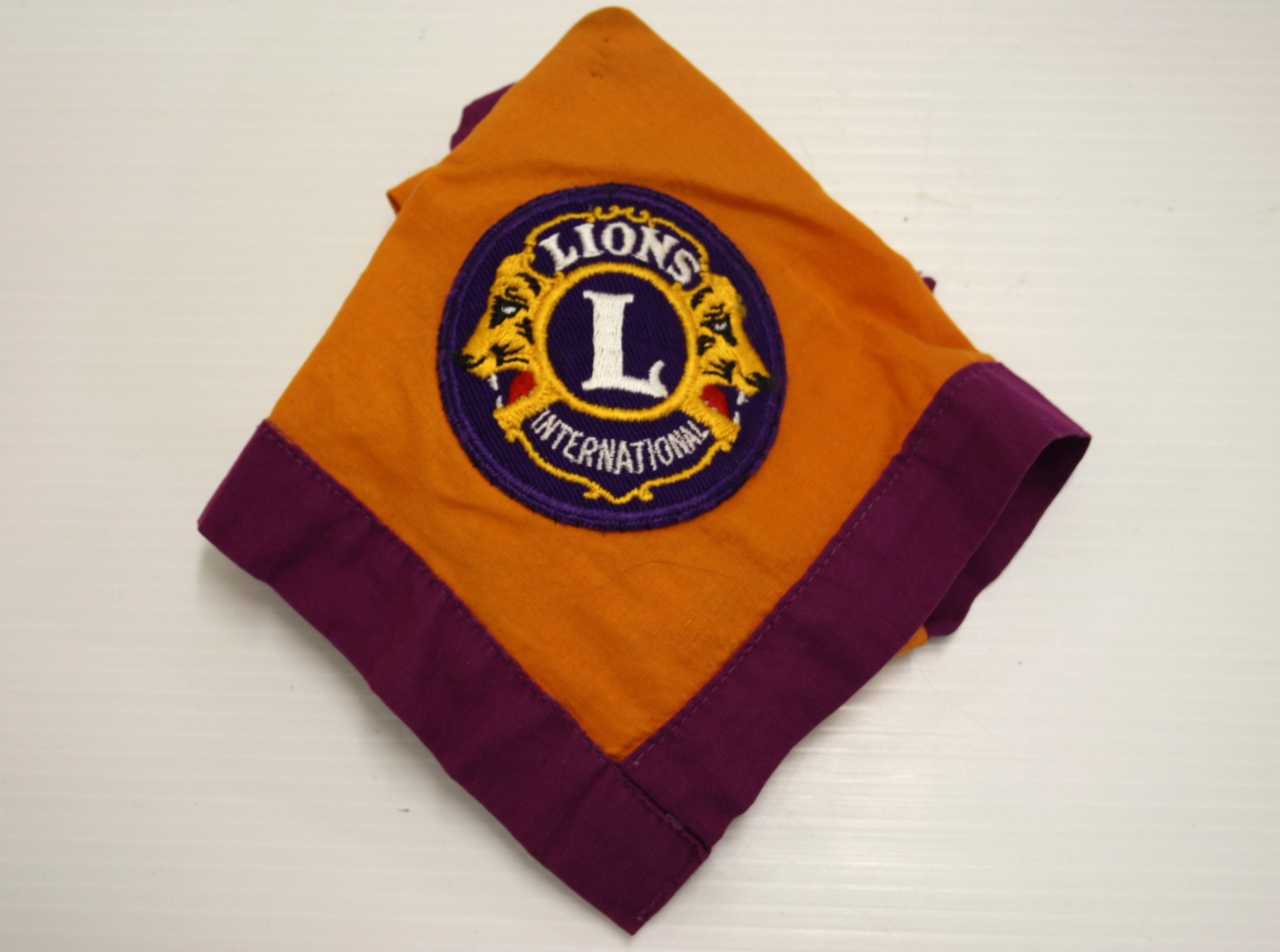 Lions International Badge on Necker
