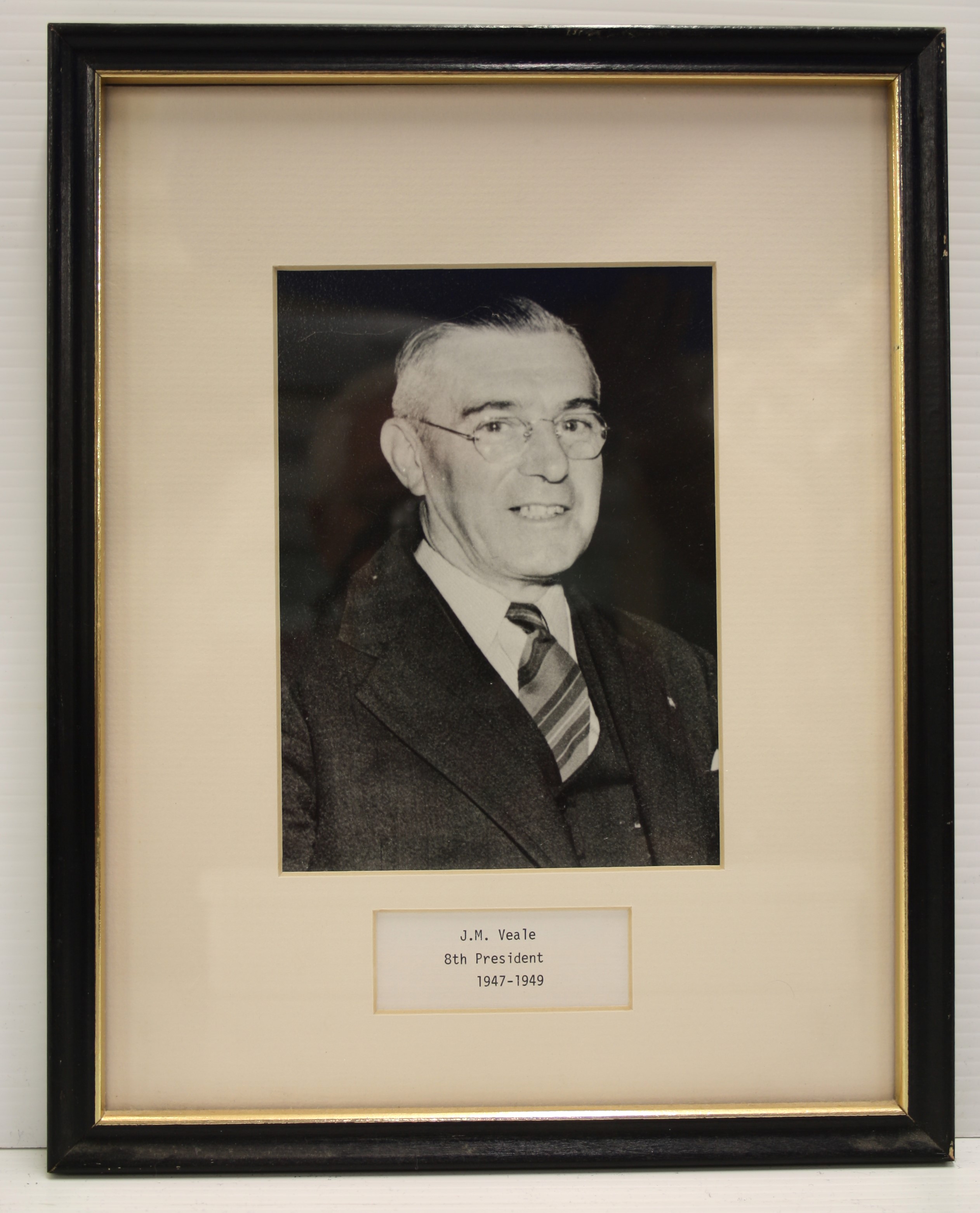 J.M Veale - 8th President