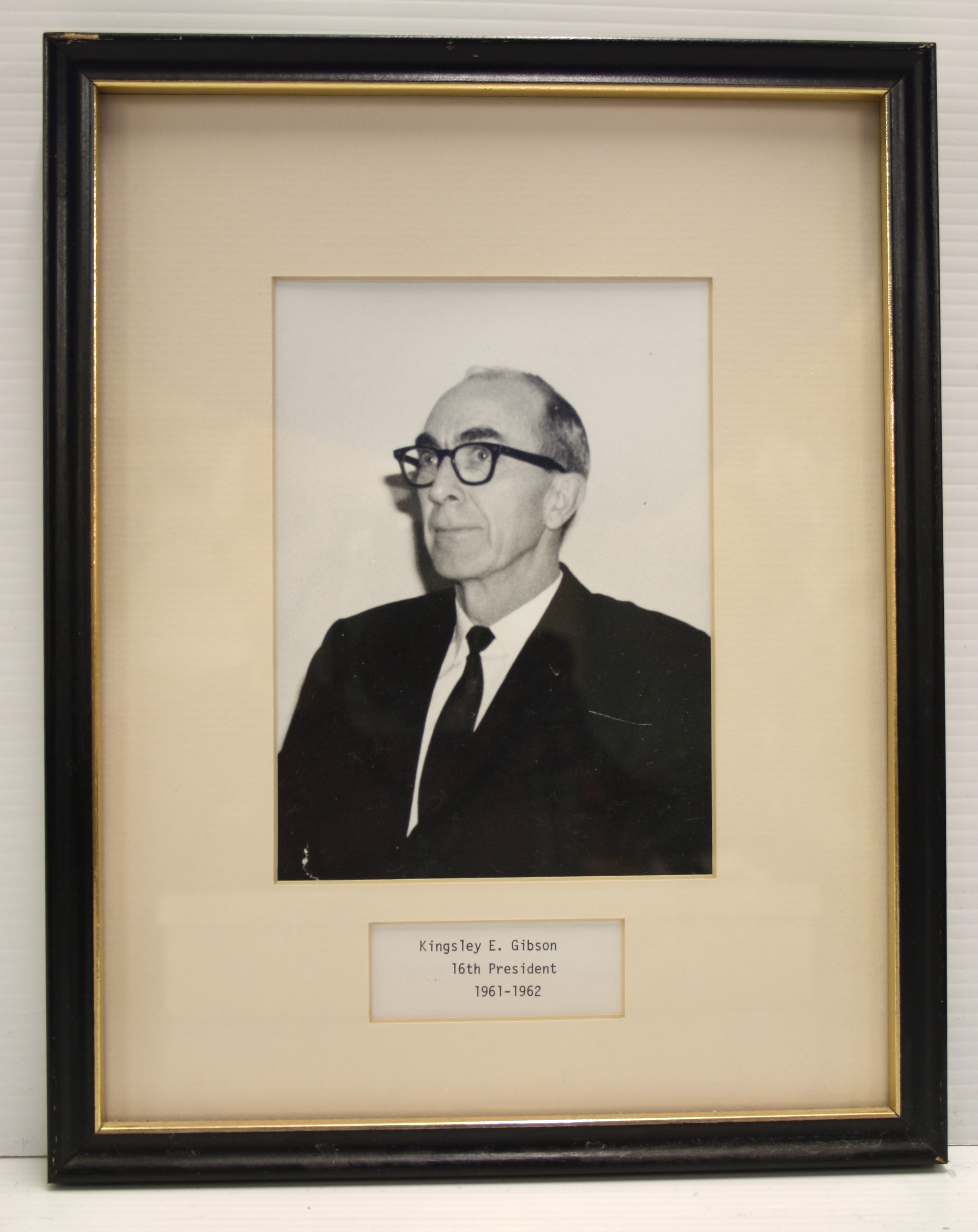 Kingsley E. Gibson - 16th President