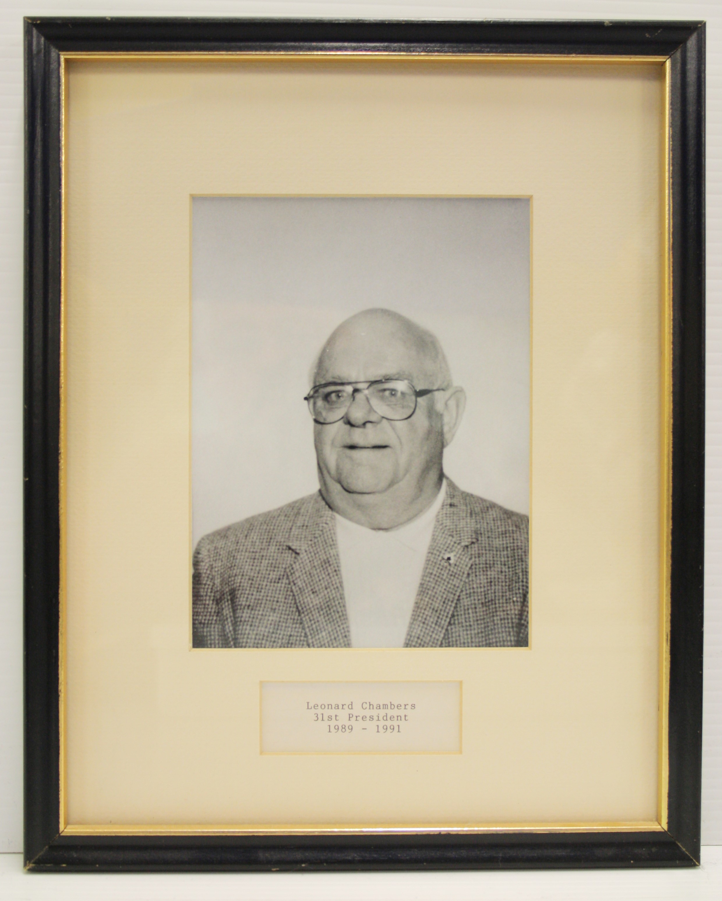 Leonard Chambers 31st President