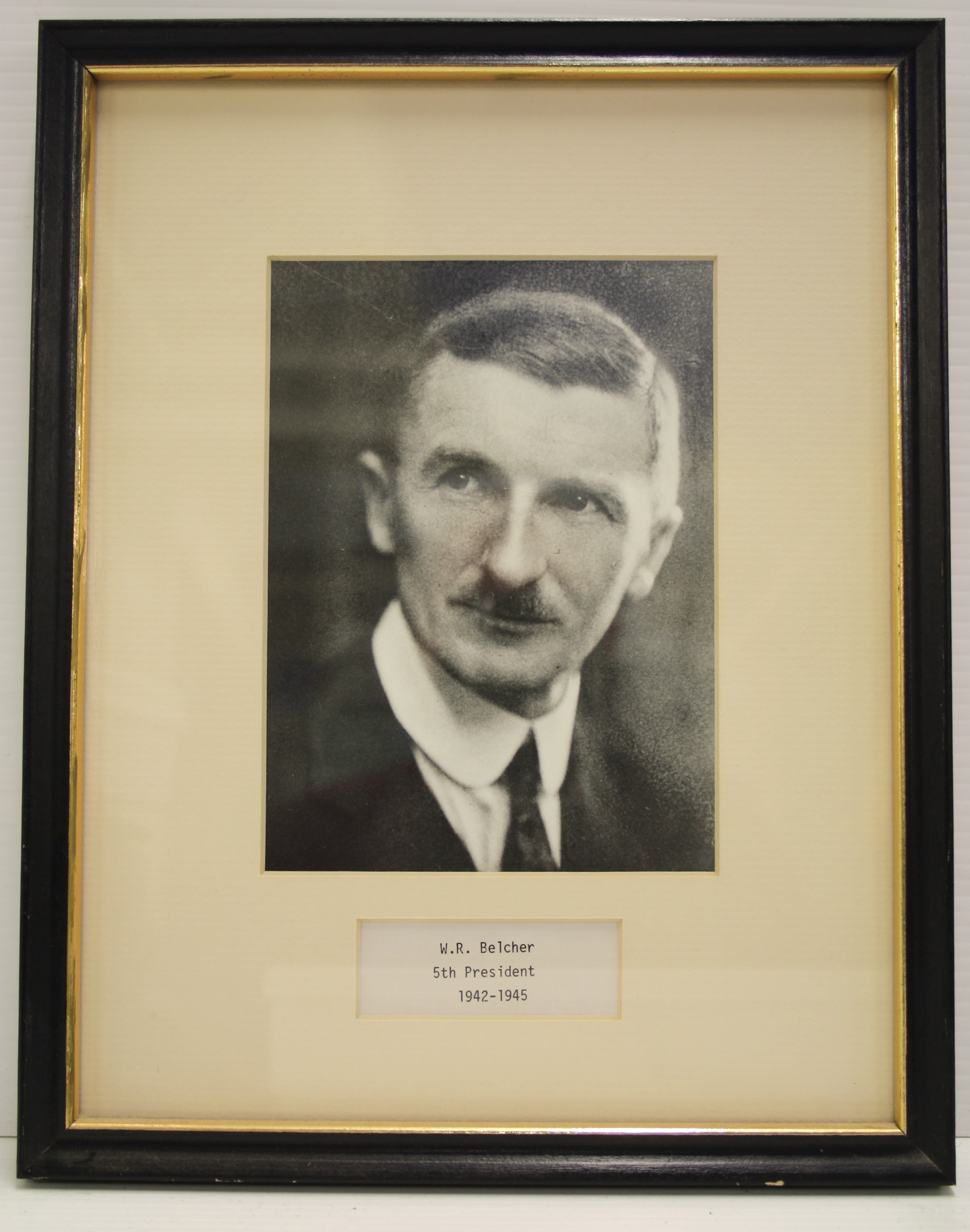 W.E. Belcher - 5th President