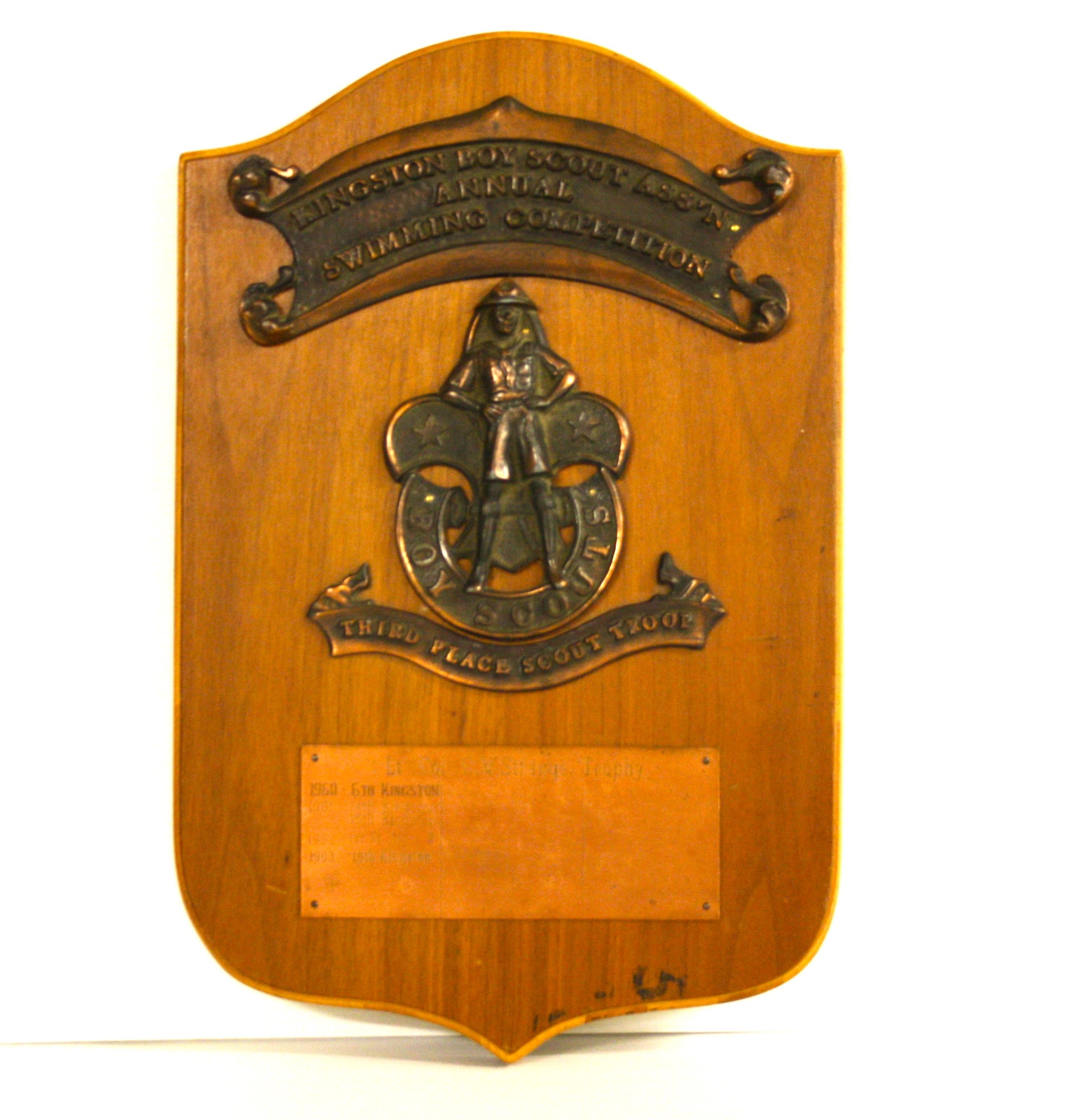 Kingston Boy Scouts Association Swim Competition Third Place